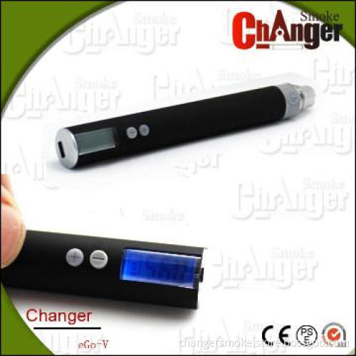 Ego-V Black 1100mah 3.0-6.0v LCD Screen with MEGA BCC TANK